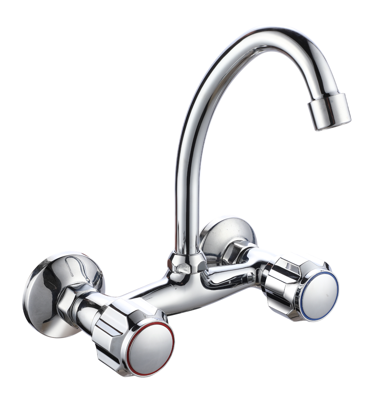 Double Handle Wall Mounted Kitchen Mixer