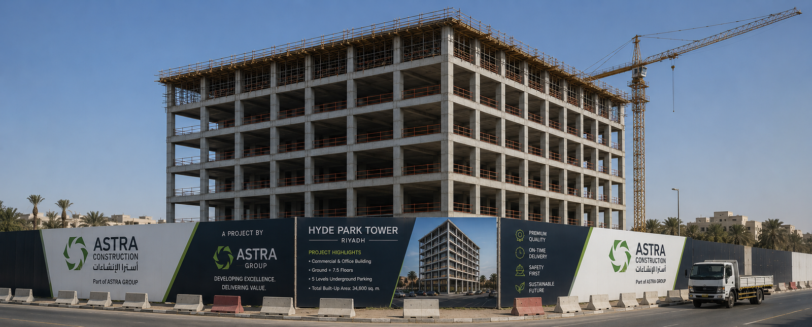 Kanzotech Supports Hyde Park Tower in Riyadh with Water Pump Supply Through Astra Partnership